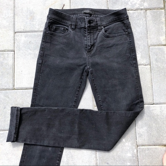 EUC Ann Taylor Dark Grey Modern Fit Skinny Jeans - Picture 3 of 7